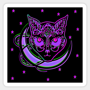 Cats in Outer Space Sticker